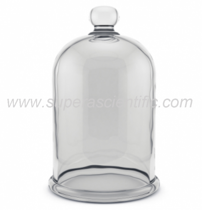201-2 Glass Bell Jar with Knob